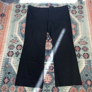 Plus size dark grey modern boot trouser